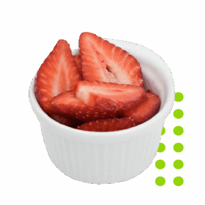 PORCIÓN DE FRESAS